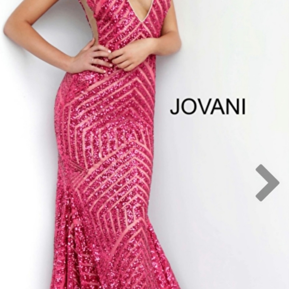 Jovani size 0 evening / prom dress. Pink/fusia